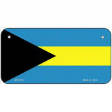 Bahamas Flag Metal Novelty License Plate 6" x 3" (BP)