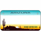 Arizona State Blank Novelty Metal License Plate 6" x 3" (BP)