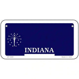 Indiana Novelty State Blank Metal License Plate 6" x 3" (BP)