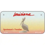 Louisiana Novelty State Blank Metal License Plate 6" x 3" (BP)