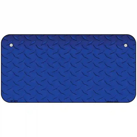 Diamond Blue Metal Novelty License Plate 6" x 3" (BP)