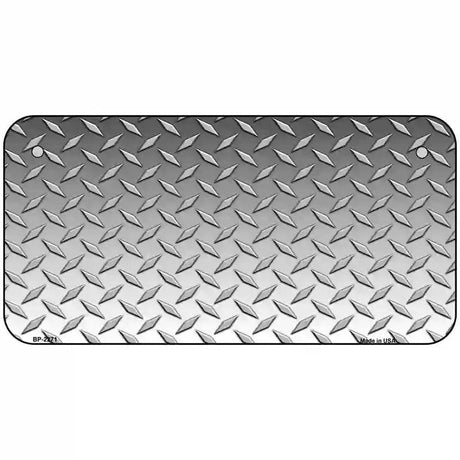 Diamond Silver Metal Novelty License Plate 6" x 3" (BP)