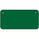 Green Solid Metal Novelty License Plate 6" x 3" (BP)