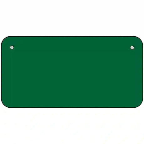 Green Solid Metal Novelty License Plate 6" x 3" (BP)