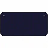 Navy Blue Solid Metal Novelty License Plate 6" x 3" (BP)