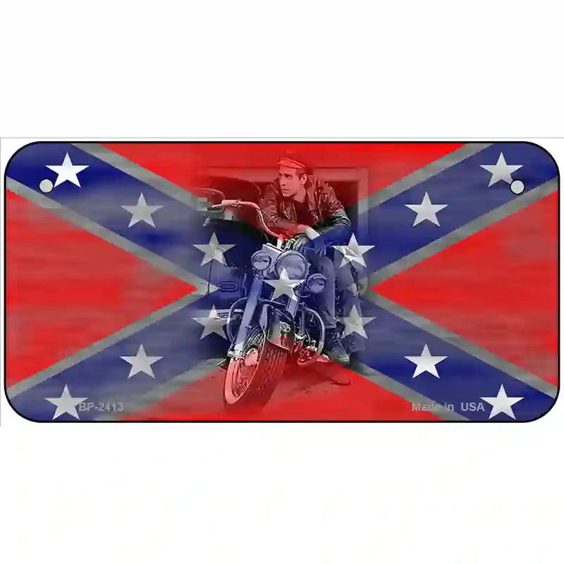 Rebel With A Cause Metal Novelty License Plate 6" x 3" (BP)