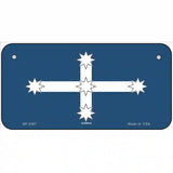 Eureka Flag Metal Novelty License Plate 6" x 3" (BP)