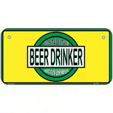 Beer Metal Novelty License Plate 6" x 3" (BP)
