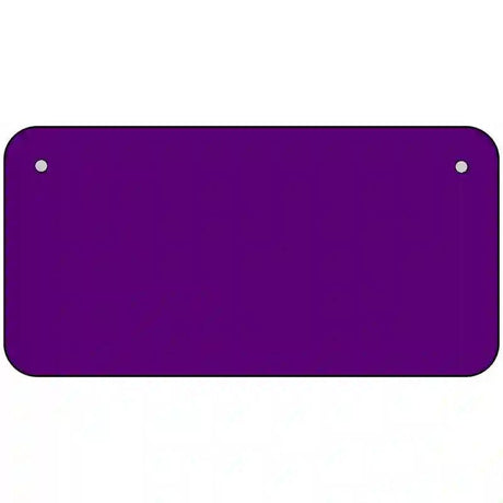 Purple Solid Metal Novelty License Plate 6" x 3" (BP)