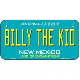 Billy The Kid New Mexico Teal Novelty Metal License Plate 6" x 3" (BP)