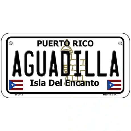 Aguadilla Puerto Rico Metal Novelty License Plate 6" x 3" (BP)