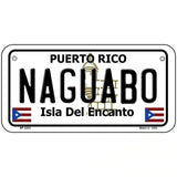 Naguabo Puerto Rico Metal Novelty License Plate 6" x 3" (BP)