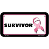 Survivor Metal Vanity License Plate Sign 6" x 3" (BP)