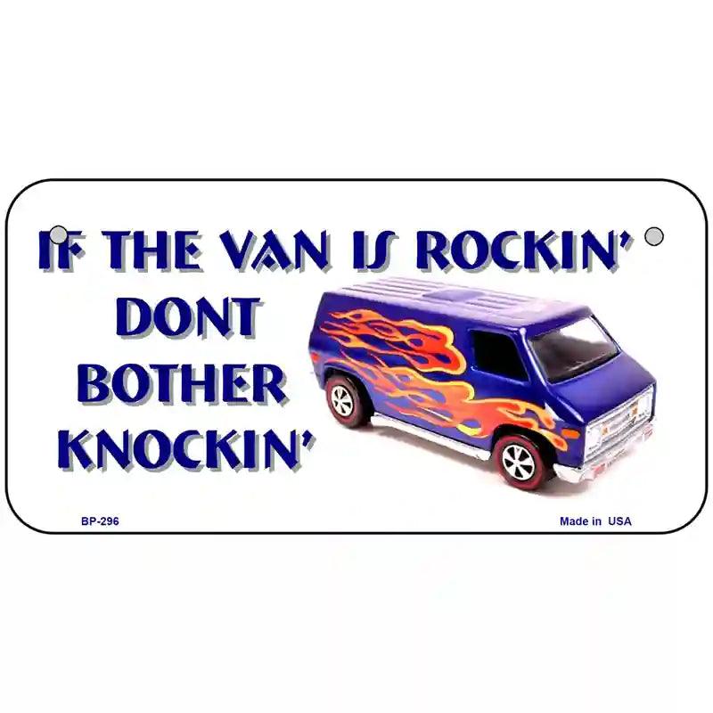 If Vans Rockin Metal Novelty License Plate 6" x 3" (BP)