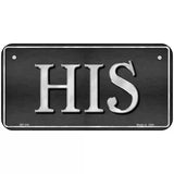 HIS Metal Novelty License Plate 6" x 3" (BP)