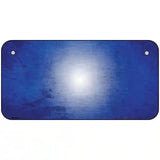 Blue White Fade Scratched License Plate Metal Novelty 6" x 3" (BP)