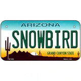 Snowbird Arizona Novelty Metal License Plate 6" x 3" (BP)