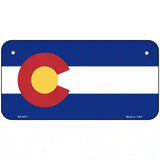 Colorado State Flag Metal Novelty License Plate 6" x 3" (BP)