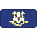Connecticut State Flag Metal Novelty License Plate 6" x 3" (BP)