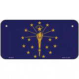 Indiana State Flag Metal Novelty License Plate 6" x 3" (BP)