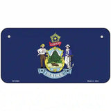 Maine State Flag Metal Novelty License Plate 6" x 3" (BP)