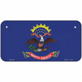 North Dakota State Flag Metal Novelty License Plate 6" x 3" (BP)