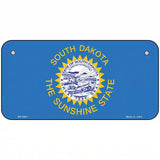 South Dakota State Flag Metal Novelty License Plate 6" x 3" (BP)