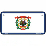 West Virginia State Flag Metal Novelty License Plate 6" x 3" (BP)