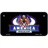 America United Metal Novelty License Plate 6" x 3" (BP)