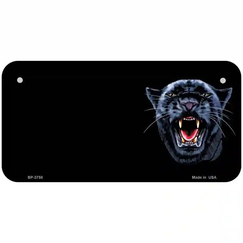Panther Offset Metal Novelty License Plate 6" x 3" (BP)