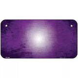 Purple White Fade Scratched License Plate Metal Novelty 6" x 3" (BP)