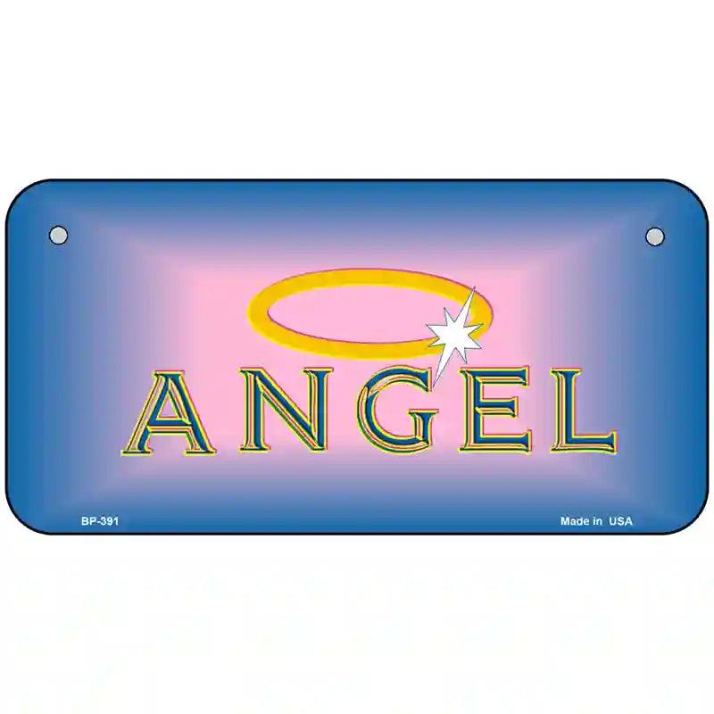 Angel Metal Novelty License Plate 6" x 3" (BP)