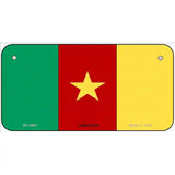 Cameroon Flag Metal Novelty License Plate 6" x 3" (BP)