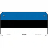 Estonia Flag Metal Novelty License Plate 6" x 3" (BP)