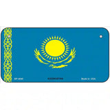 Kazakhstan Flag Metal Novelty License Plate 6" x 3" (BP)