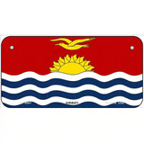 Kiribati Flag Metal Novelty License Plate 6" x 3" (BP)