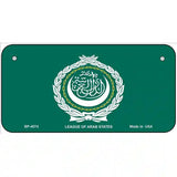 League Of Arab States Flag Metal Novelty License Plate 6" x 3" (BP)