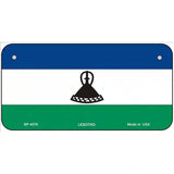 Lesotho Flag Metal Novelty License Plate 6" x 3" (BP)