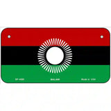 Malawi Flag Metal Novelty License Plate 6" x 3" (BP)