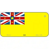Nive Flag Metal Novelty License Plate 6" x 3" (BP)