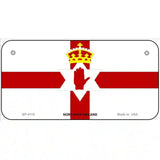 Northern Ireland Flag Metal Novelty License Plate 6" x 3" (BP)