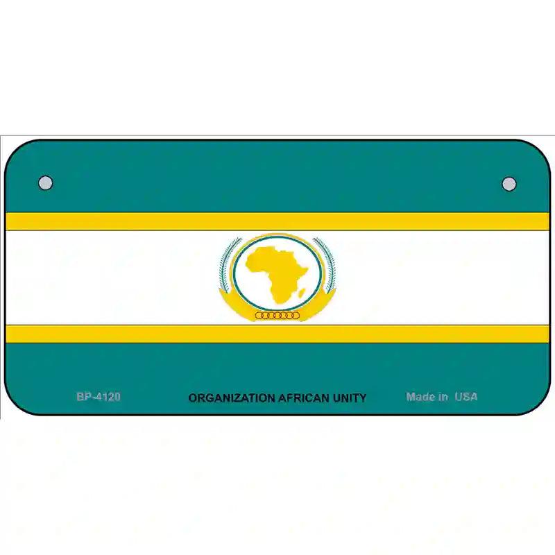 Organization African Unity Flag Metal Novelty License Plate 6" x 3" (BP)