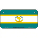 Organization African Unity Flag Metal Novelty License Plate 6" x 3" (BP)