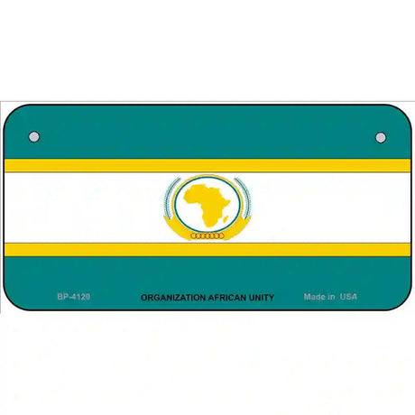 Organization African Unity Flag Metal Novelty License Plate 6" x 3" (BP)