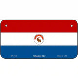 Paraguay-REV Flag Metal Novelty License Plate 6" x 3" (BP)