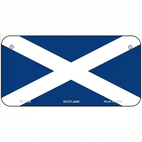 Scotland Flag Metal Novelty License Plate 6" x 3" (BP)