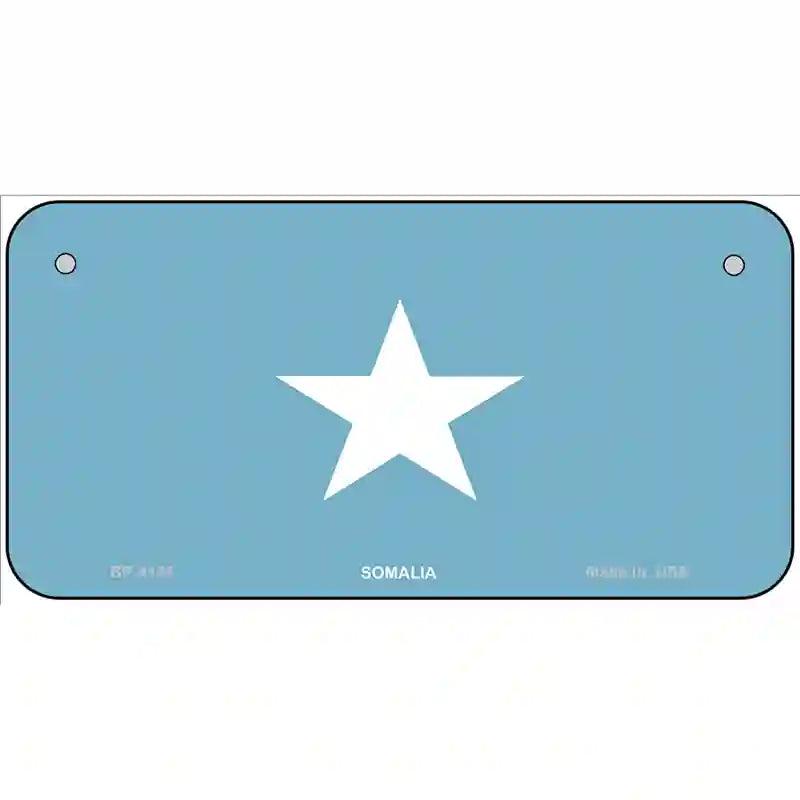 Somalia Flag Metal Novelty License Plate 6" x 3" (BP)