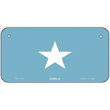 Somalia Flag Metal Novelty License Plate 6" x 3" (BP)