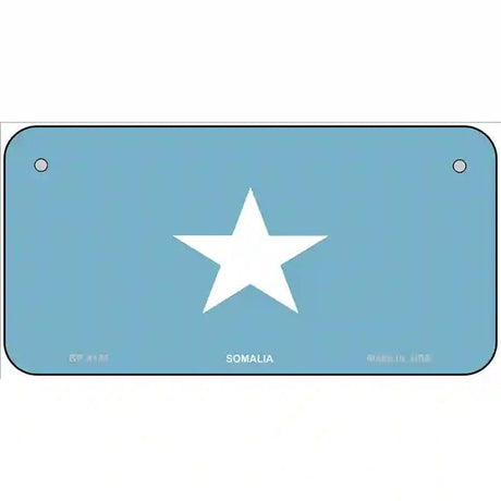 Somalia Flag Metal Novelty License Plate 6" x 3" (BP)