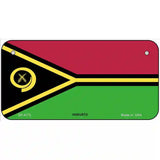 Vanuatu Flag Metal Novelty License Plate 6" x 3" (BP)